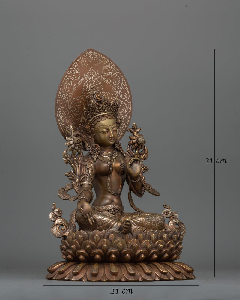 Green Tara Goddess Female Buddha