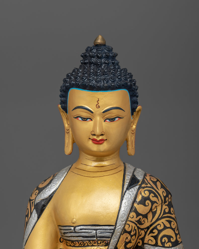 Handcarved Shakyamuni Buddha Enlightenment Statue | Buddha in Lotus Position