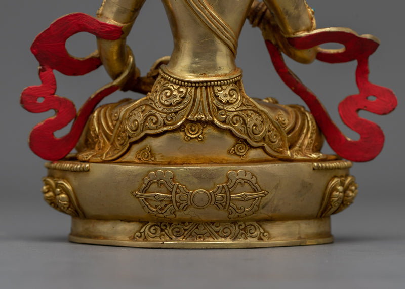 Spiritual Awakening Statue 24k Gold Vajrasattva |  Buddhist deity, Bodhisattva of purity