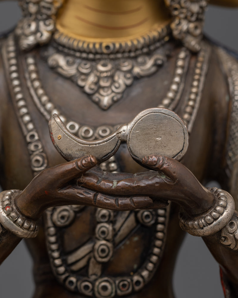 Kunzang Gyalwa Dupa ( Bon Deity) Sculpture | Embodiment of the Universal Mind