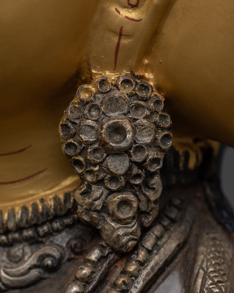 Kunzang Gyalwa Dupa ( Bon Deity) Sculpture | Embodiment of the Universal Mind