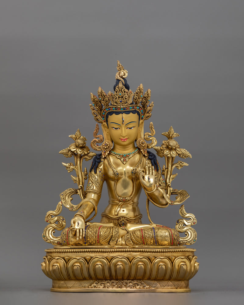 White Tara with Seven Eyes of Wisdom Statue | Compassionate Tara