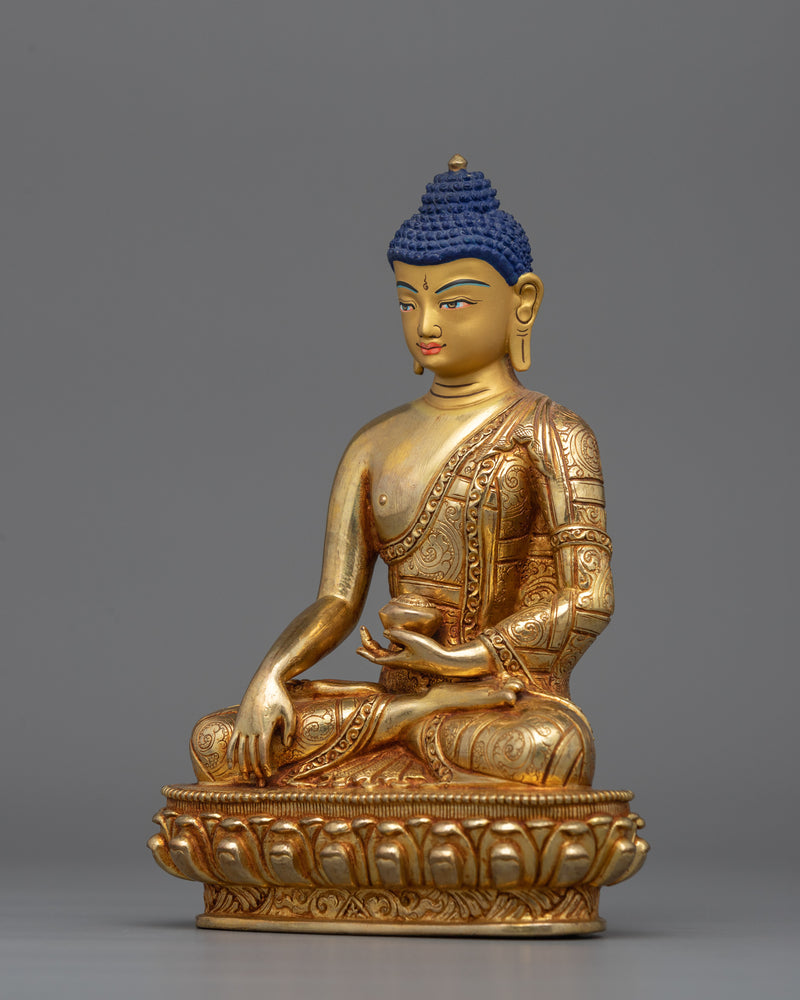 7.3 Inches Buddha Shakyamuni Deity Statue | Icon of Enlightenment