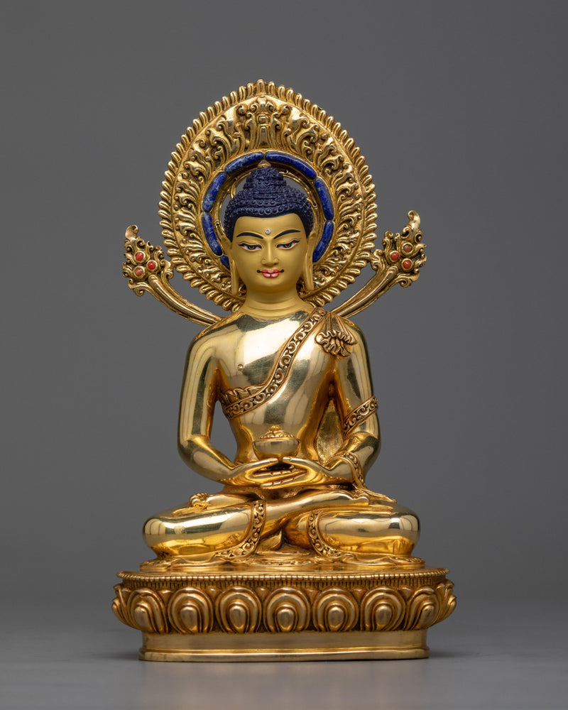 amitabha-copper sculpture