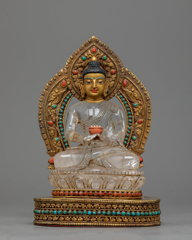 amitabha-buddha-crystal statue