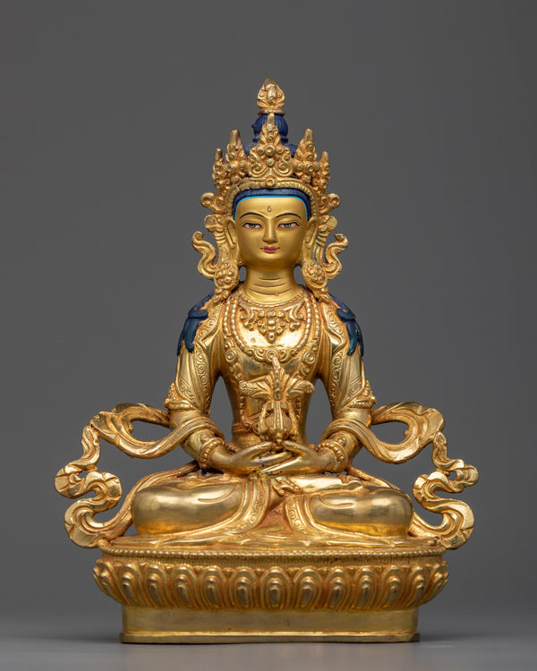 Amitayus Gold Statue