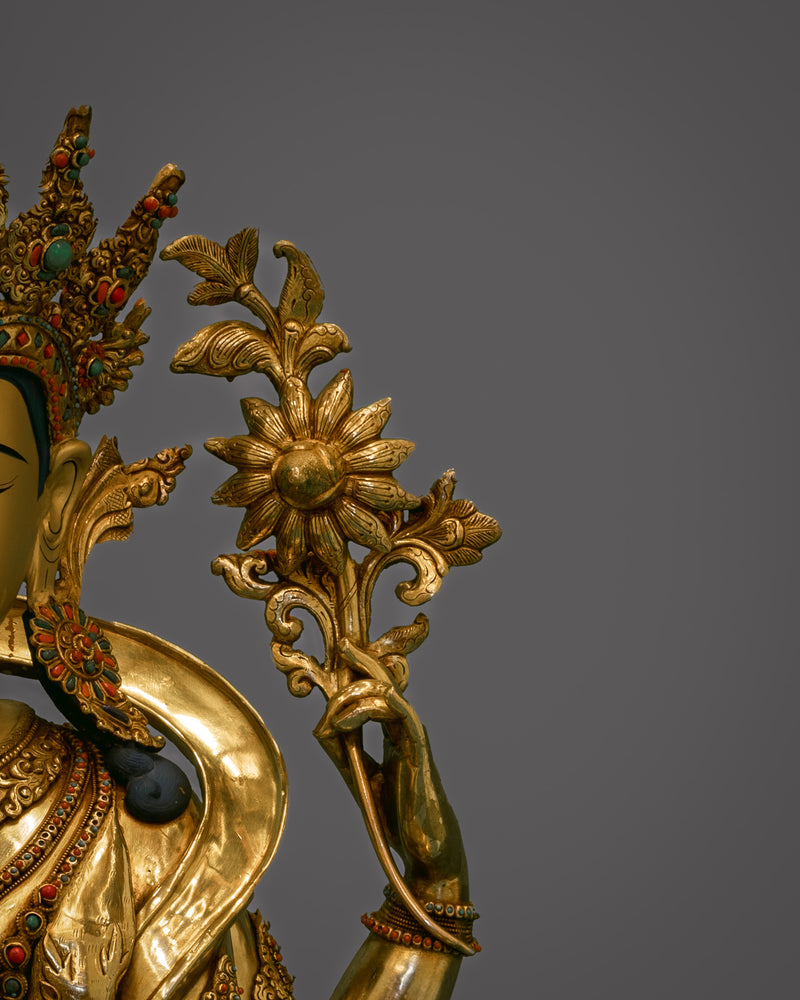 Exquisite Avalokiteswara Figure | Radiate Divine Compassion and Wisdom