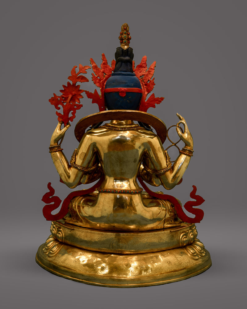 Exquisite Avalokiteswara Figure | Radiate Divine Compassion and Wisdom