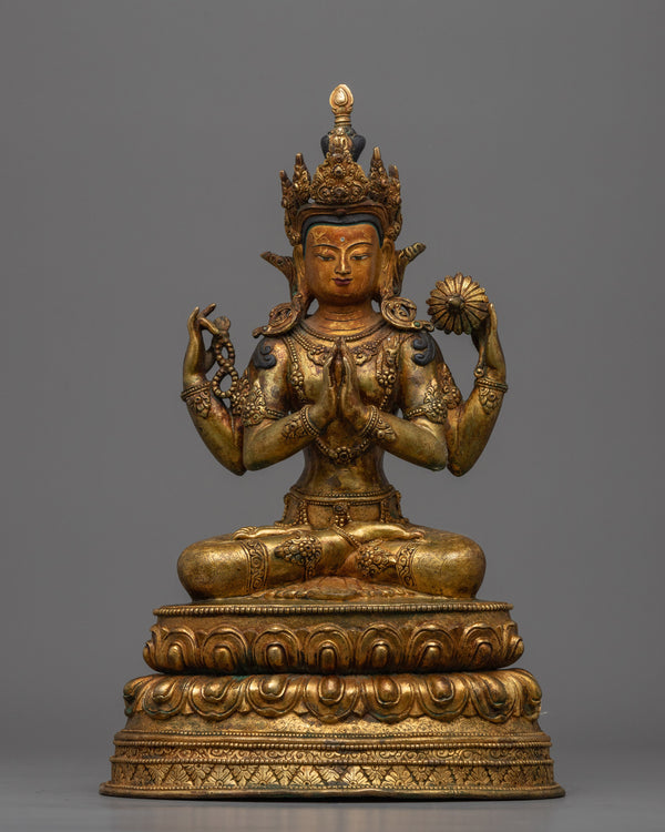 chenrezig-antique-figurine