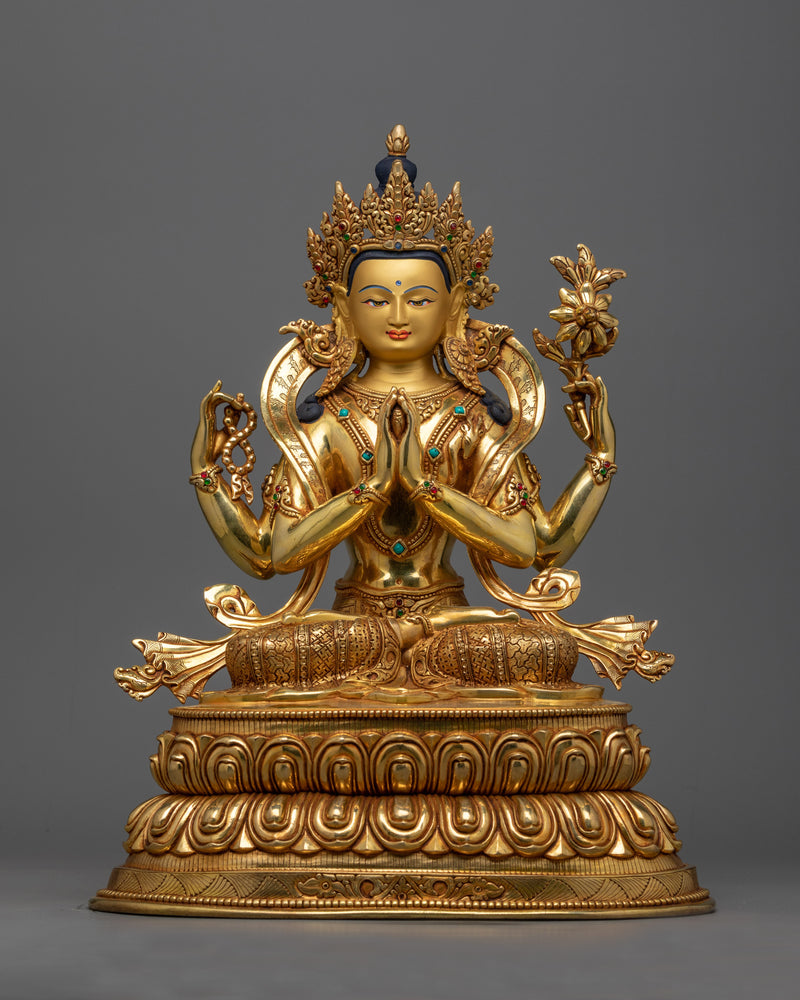 Chenrezig Compassionate Bodhisattva Statue 