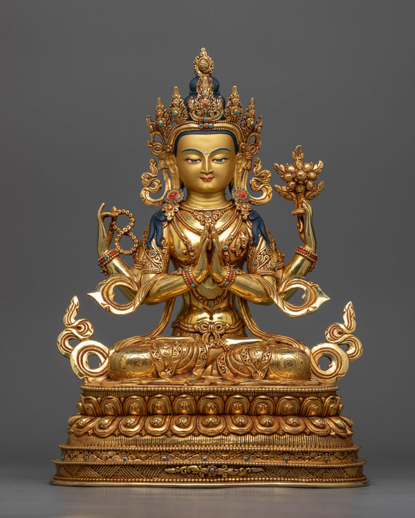 chenrezig-bodhisattva sculpture