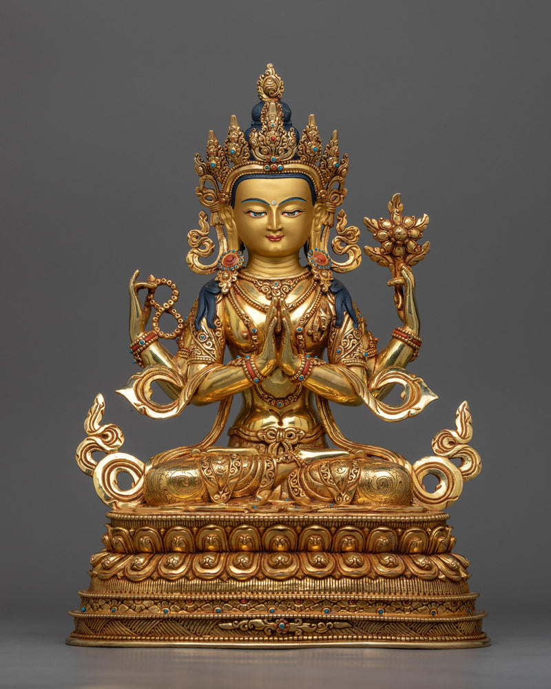 chenrezig-bodhisattva sculpture