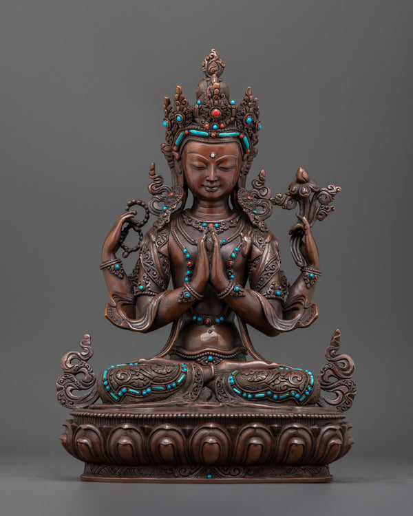 chenrezig-buddhist-copper-statue