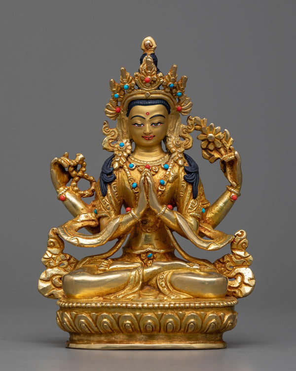 chenrezi-gilt-statue