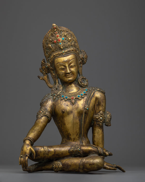 Buddhist Indra Statue