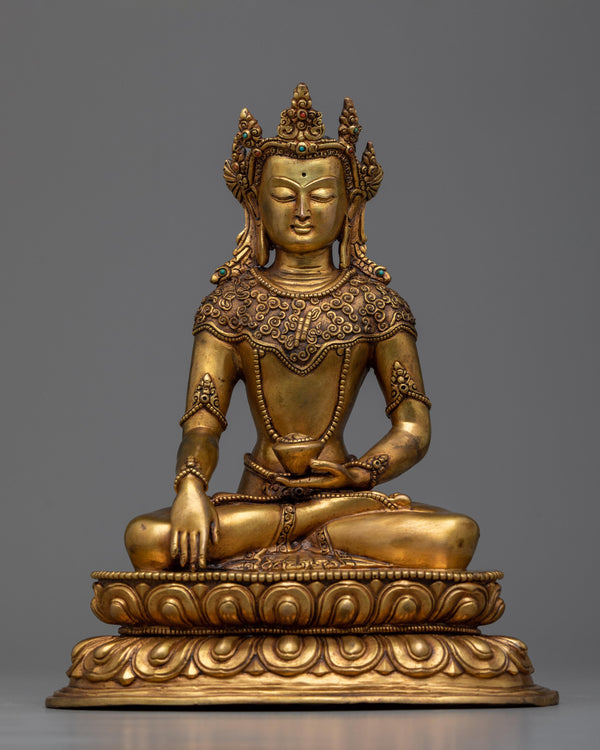 crown-shakyamuni-buddha-statue-for-shrine