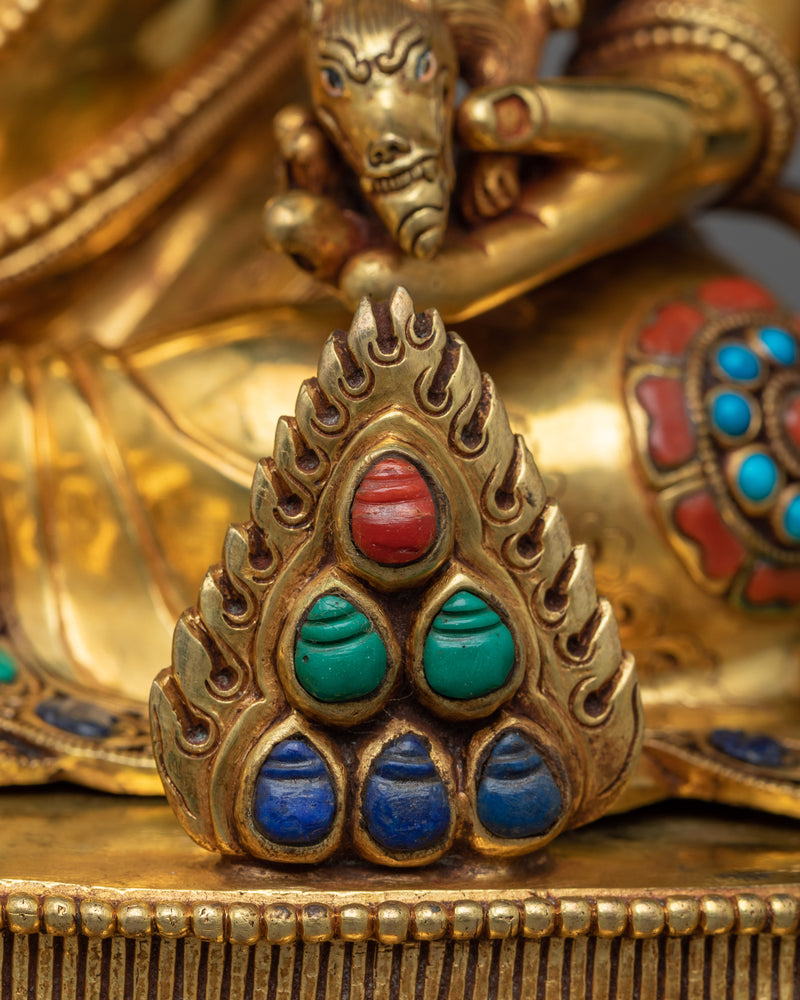 The Yellow Dzambhala Buddha | A Majestic Harbinger of Wealth and Prosperity