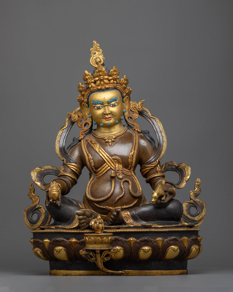 yellow-dzambhala-mantra-statue-sculpture