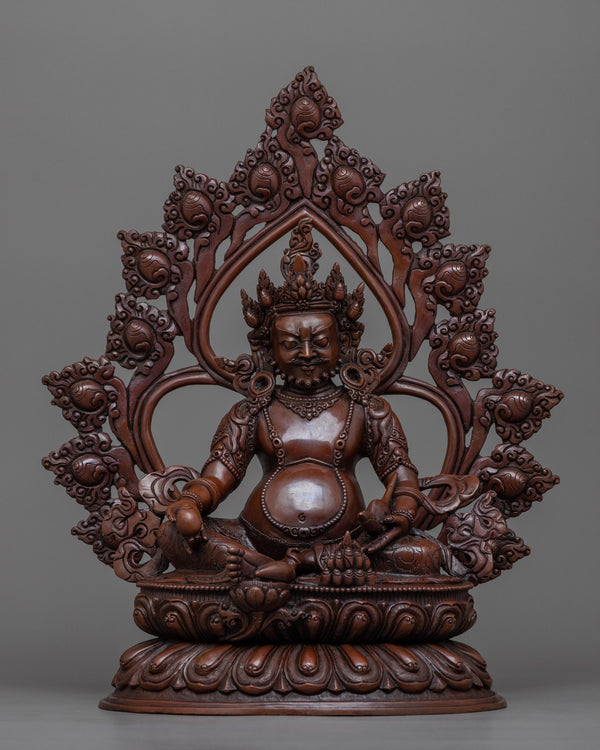 dzambhala-oxidized sculpture