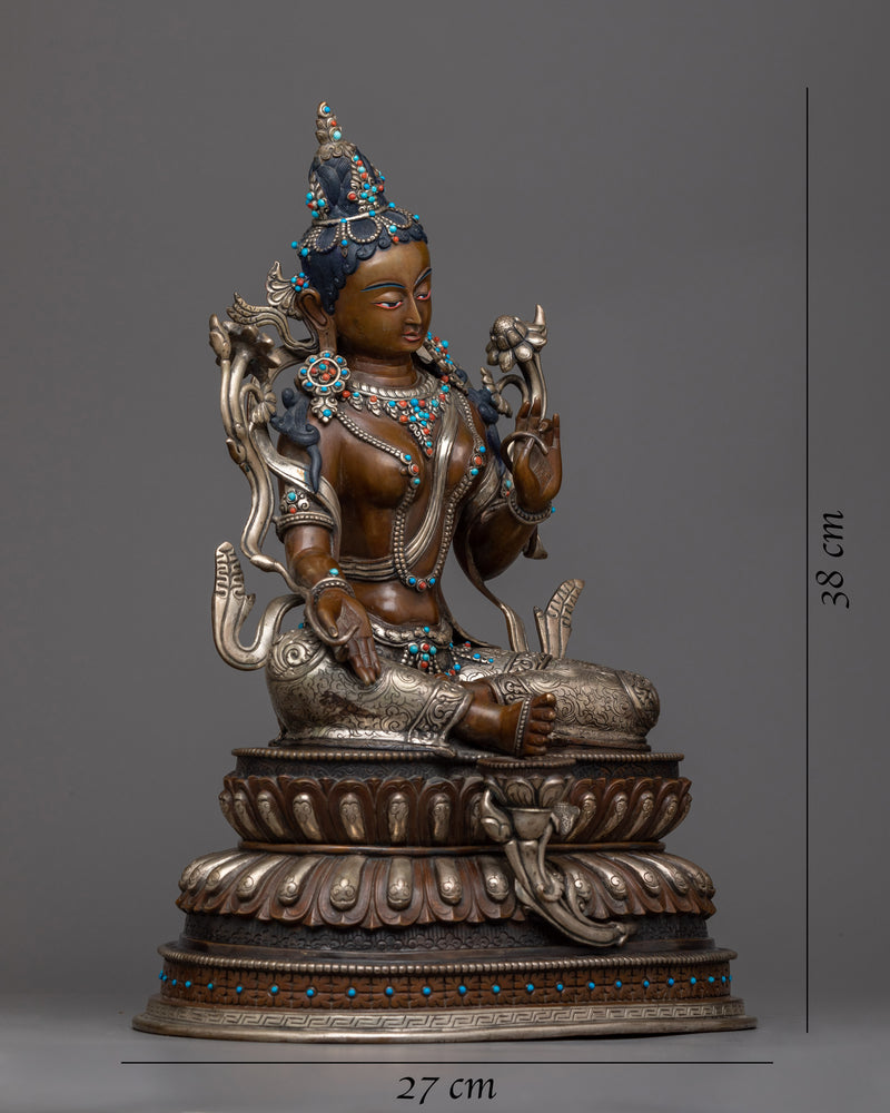 beautiful-green-tara-sculpture