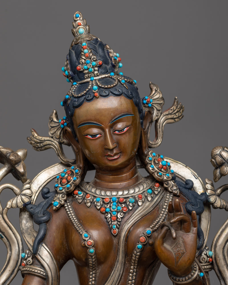 beautiful-green-tara-sculpture