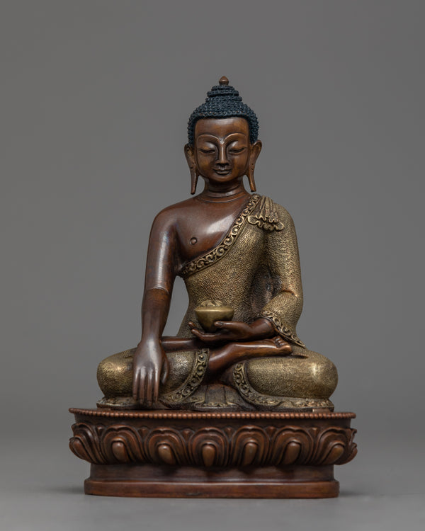 Oxidized Gautam Buddha Statue