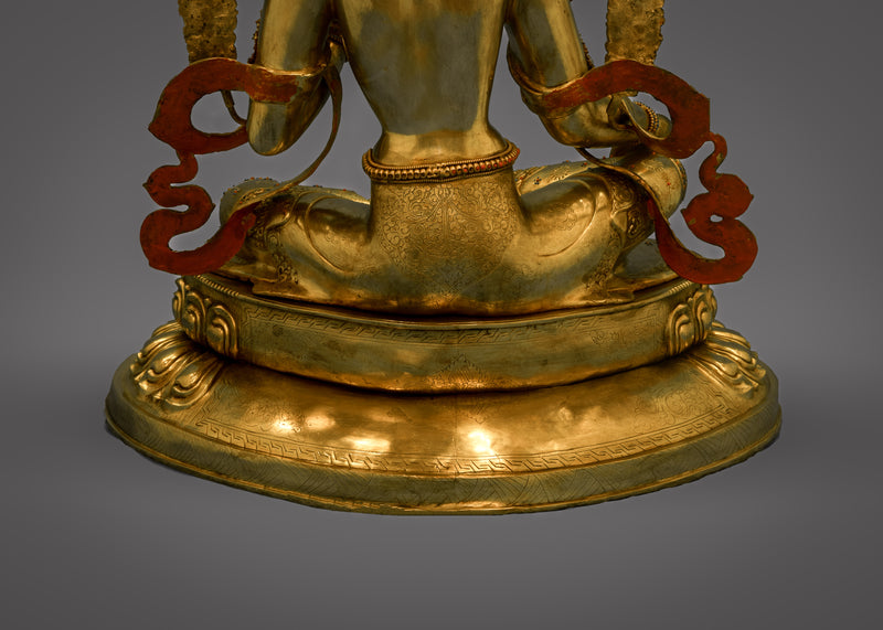 Elegant Green Tara Figure | Discover Divine Grace and Compassion