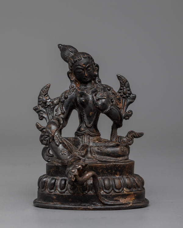 green-tara-antique-figurine