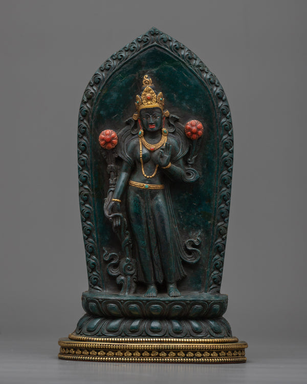 standing-green-tara-figure