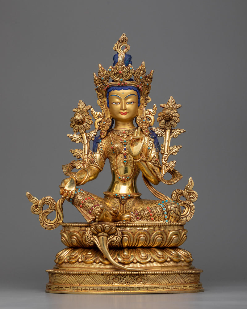 Buddhism green-tara Sculpture