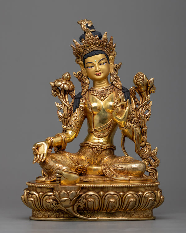 Premium Green Tara Statue