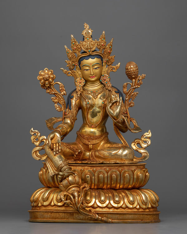 green-tara-bodhisattva deity 