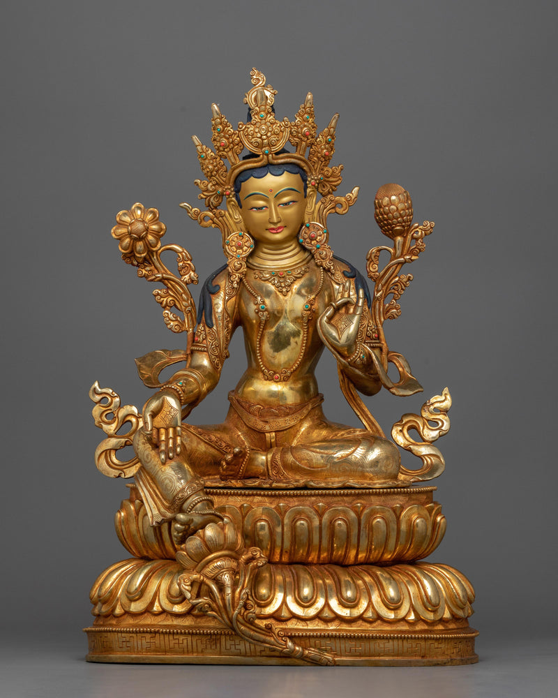 green-tara-bodhisattva deity 