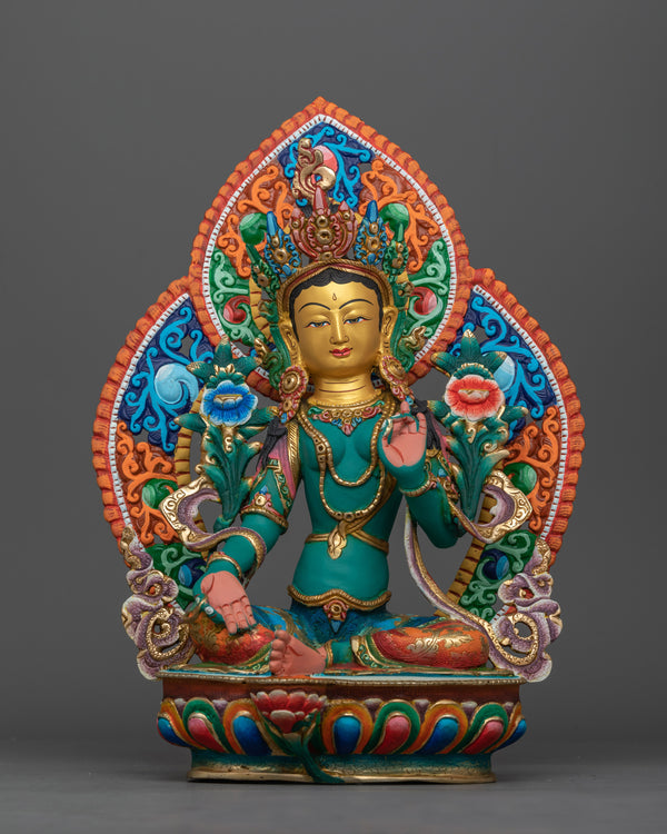 green-tara-colored-sculpture-1