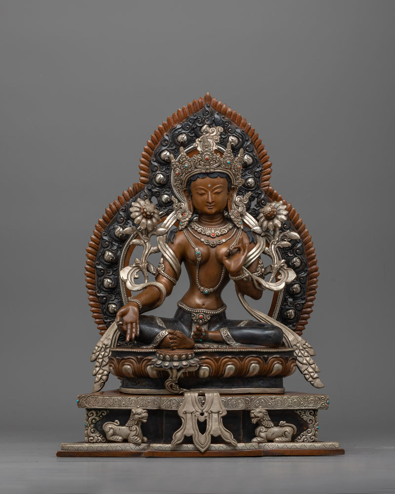 lady-green-tara-sculpture