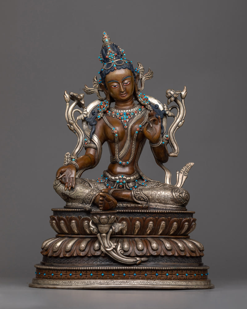 beautiful-green-tara-sculpture