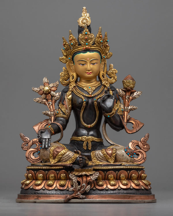 green tara statue