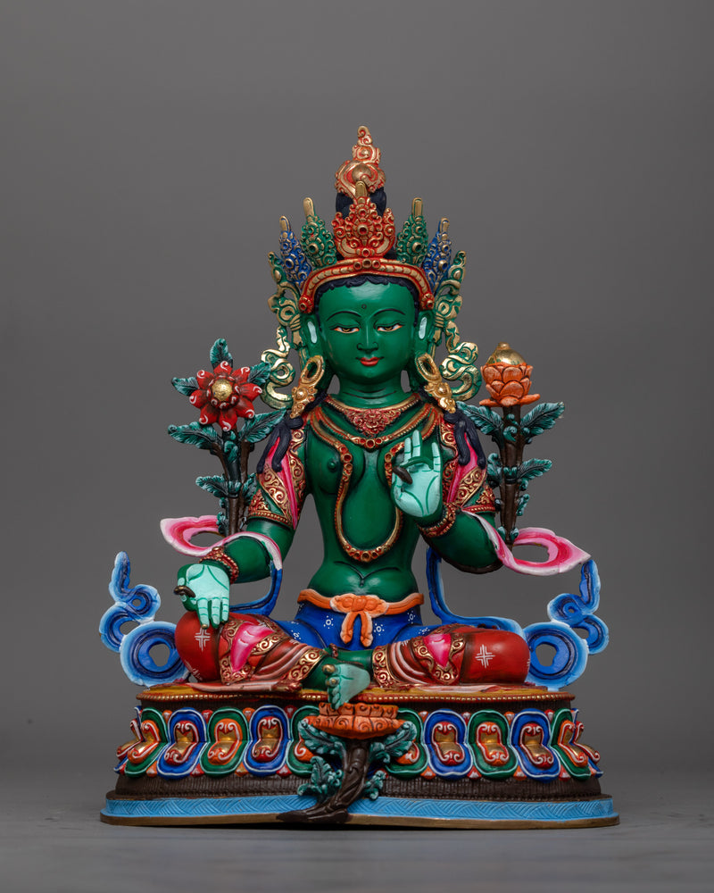 Green Tara Feminine Bodhisattva | Altar Shrine