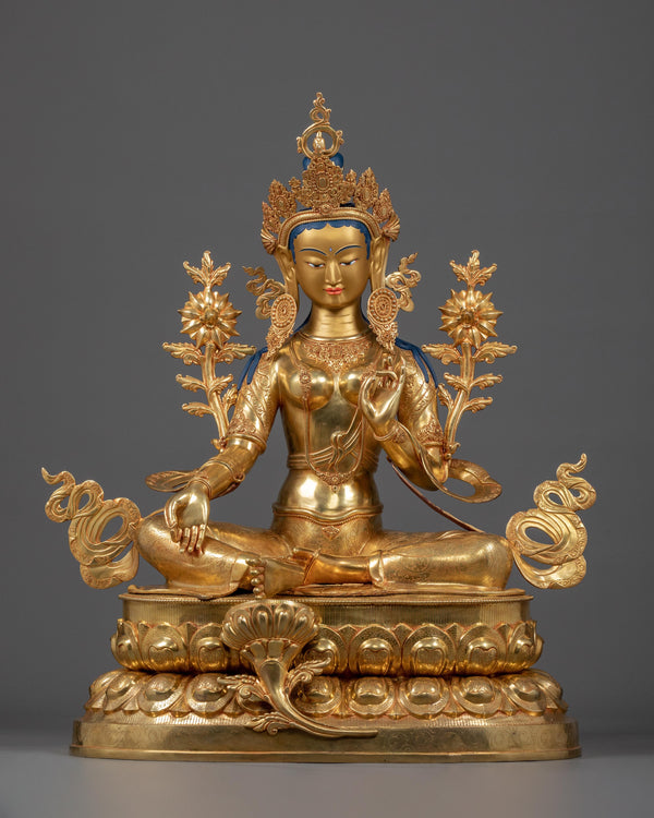 green tara large statue