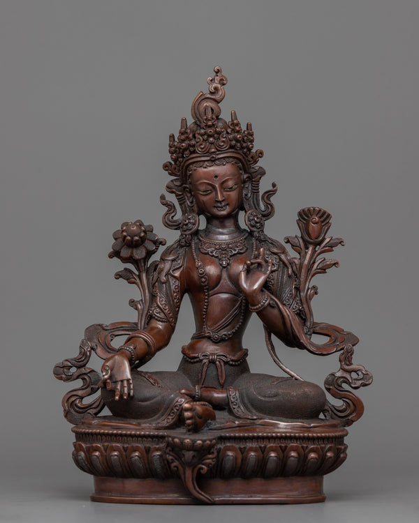 statue for green-tara-day