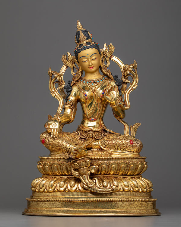 green-tara-statue-from-nepal