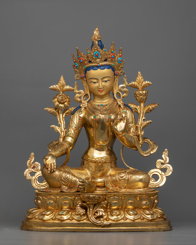 green-tara-altar-statue