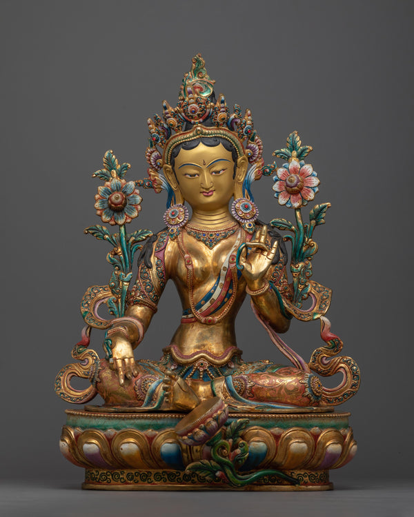 green-tara-buddha-sculpture