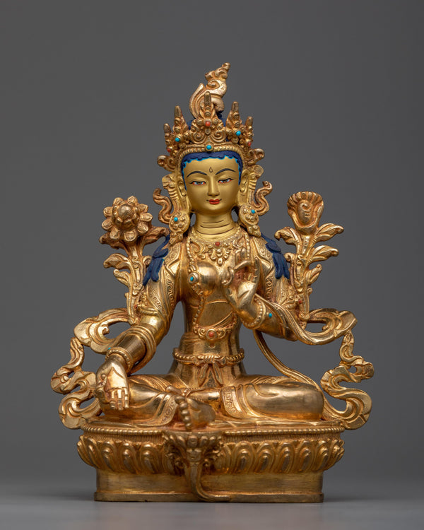 Green Tara Statue