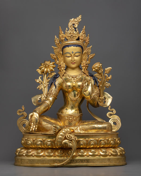 the-green-tara-statue