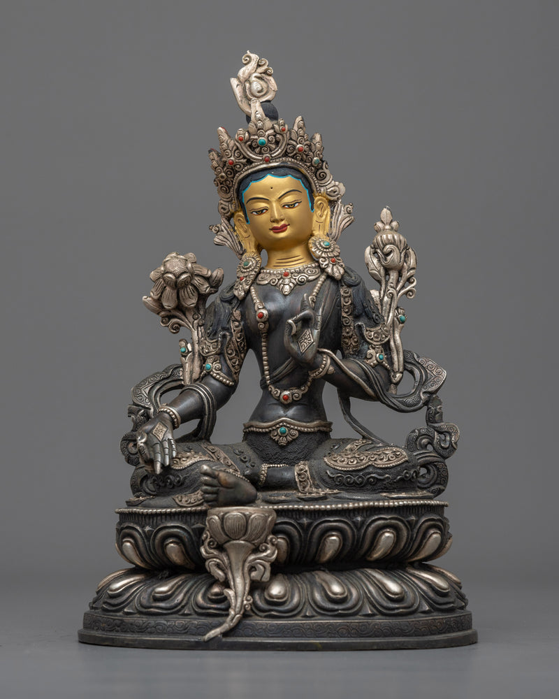 green-tara-oxidized-figurine