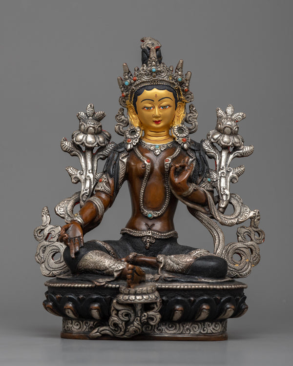 green-tara-hand-carved-statue