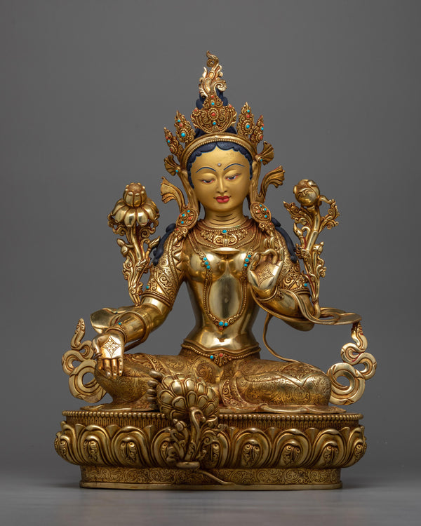 spiritual green-tara-sculpture