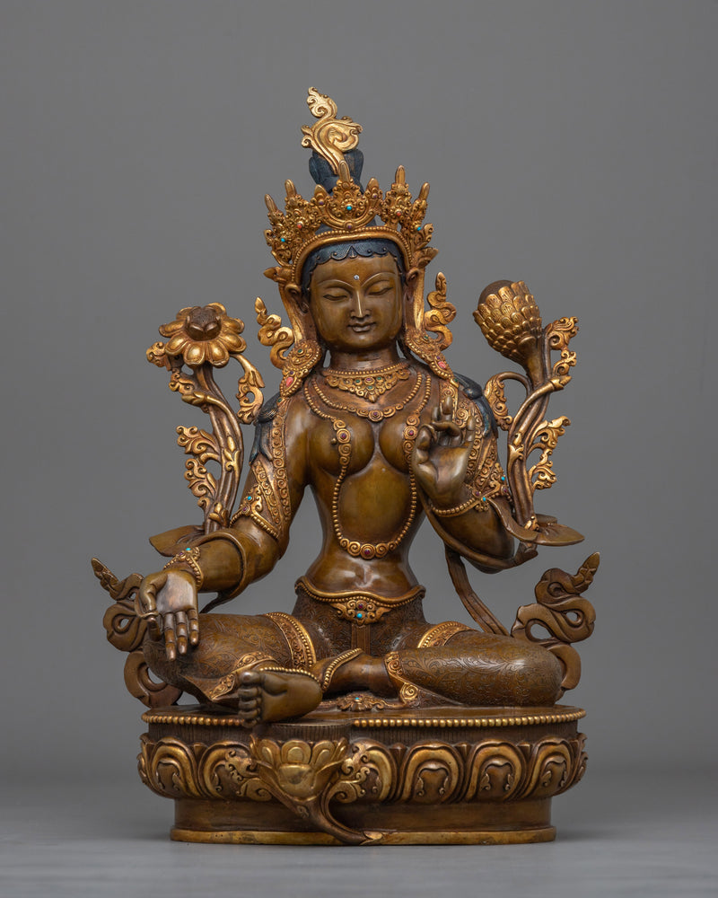 arya-tara-oxidized-figurine