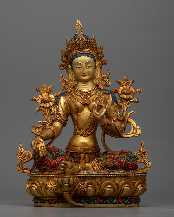 goddess-green-tara-statue-for-shrine-decor